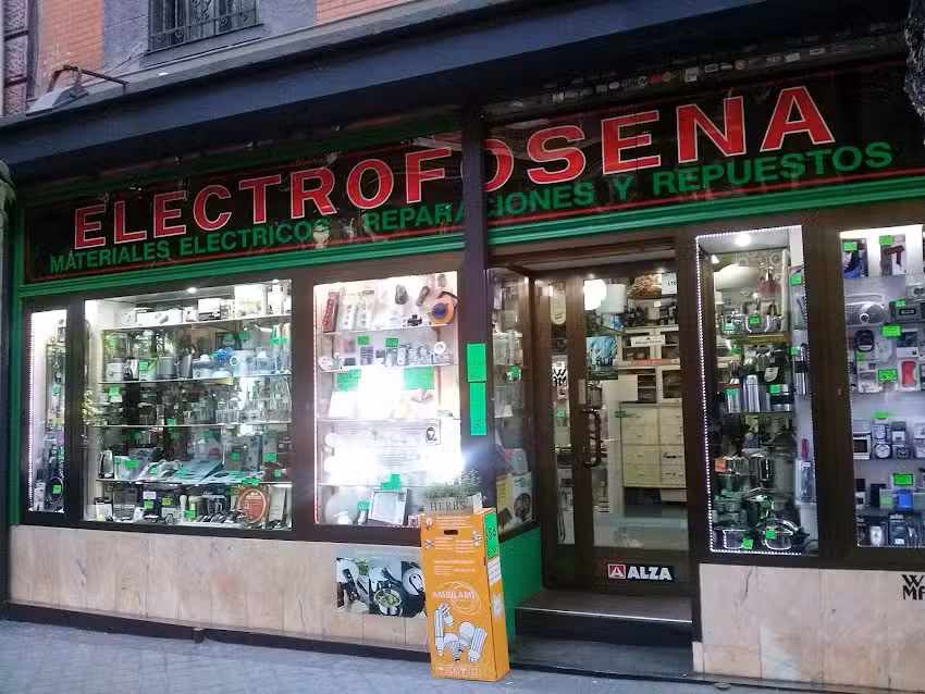 ELECTRICISTA, REPUESTOS,REPARACIONES,LED,MENAJE, ELECTROFOSENA,WMF PERFECT,KUNH RIKON,DUROMATIC,MAGEFESA,ALZA