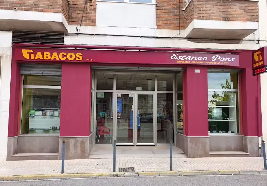 Estanco Pons -Nacex Shop -Punto Celeritas -MRW- GLS- UPS-Amazon Hub- CTT- Seur-Correos Expres-Correos- Bepudo