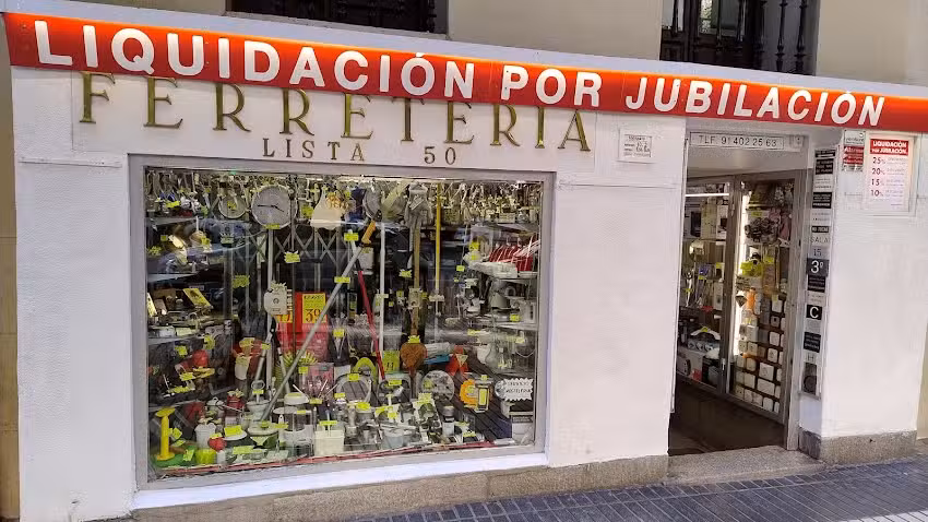 Ferreter&iacute;a Lista 50